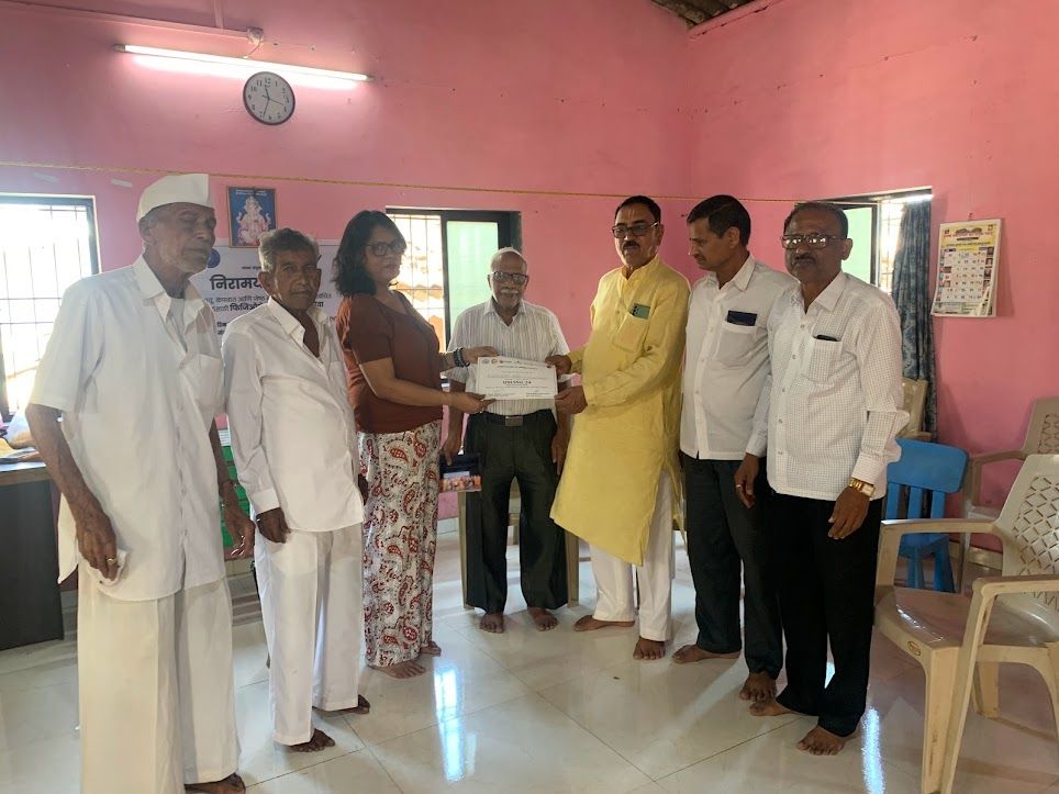 Elders gathering at AAA Foundation's Vasind center